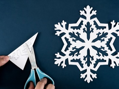 Pretty Paper Snowflakes #32 - How to make Snowflakes out of paper - DIY Christmas Decor Ideas