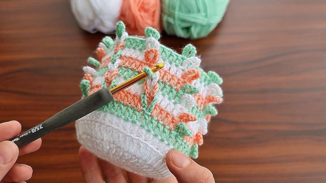 SUPERB BEAUTIFUL????MUY BONİTO ✔ Super easy very useful crochet decorative basket making. 