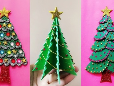 3 Amazing Craft Ideas For Christmas.DIY Christmas Tree????.Paper Craft.Christmas Decoration Ideas. ????????