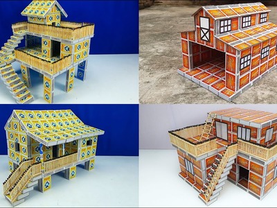 4 Amazing Matchbox House | DIY Matchbox House Compilation
