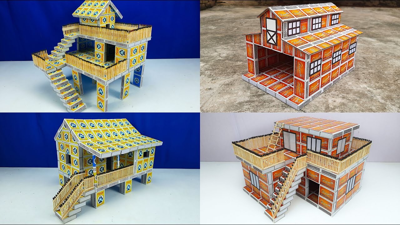 4 Amazing Matchbox House | DIY Matchbox House Compilation