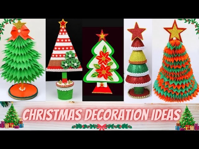 5 Easy Christmas tree idea |  Christmas craft ideas | How to make Christmas tree | DIY | ???? ⛄ ????
