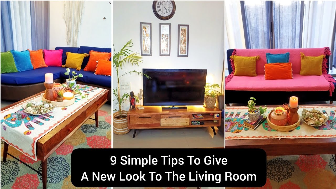 9 Simple Tips To Give A New Look To The Living Room || Living Room Makeover