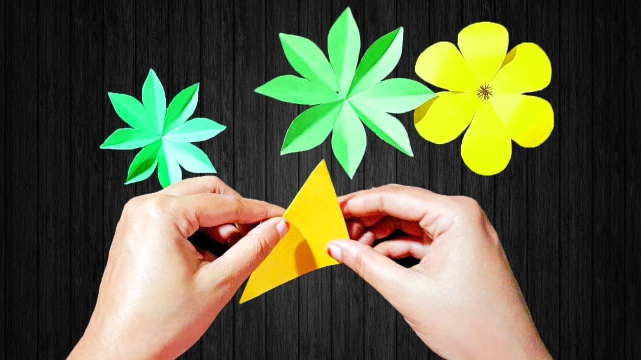 Beautiful Paper Flower Craft. Paper Craft For Home Decoration. Garden & Craft. DIY