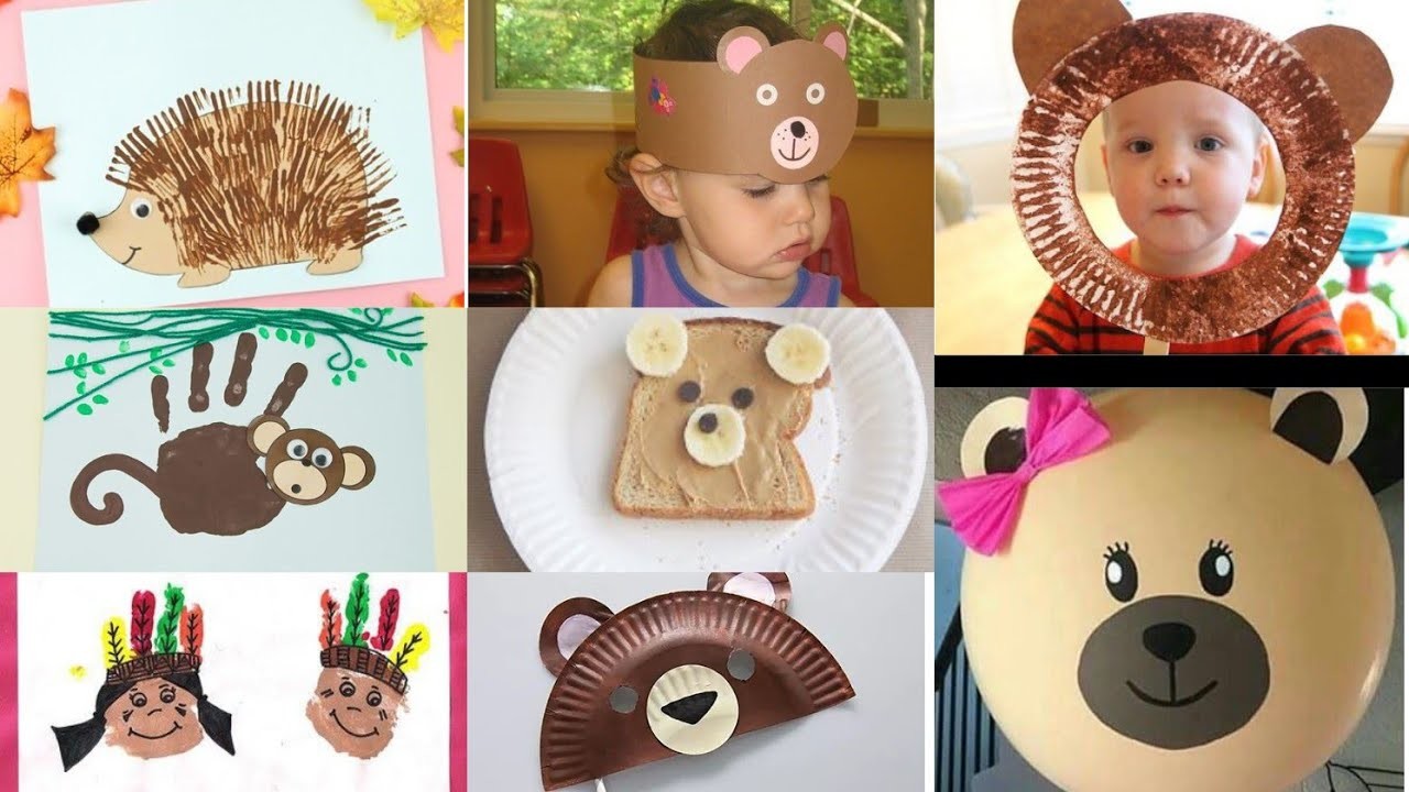 Brown color celebration ideas for kids school|activity and decoration ideas brown day craft ideas