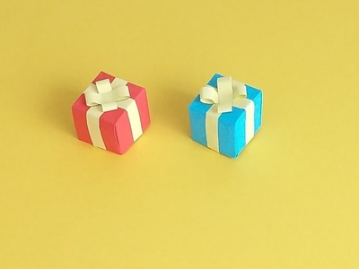 Comment faire une Boîte à cadeau en papier#2