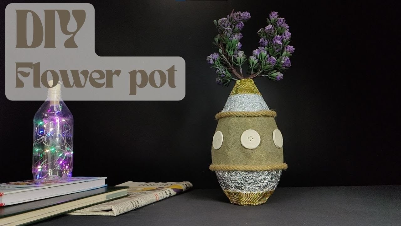 Creative Flower Pot using Plastic Bottle | DIY Home Decorating Ideas