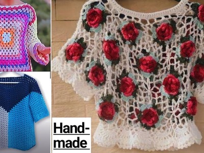 Crochet design idea part 6. crochet design. sweater design idea