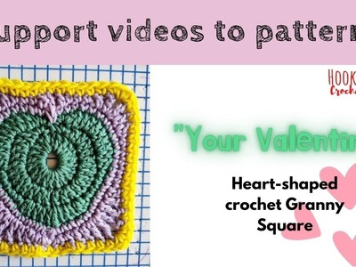 Crochet Heart Granny Square