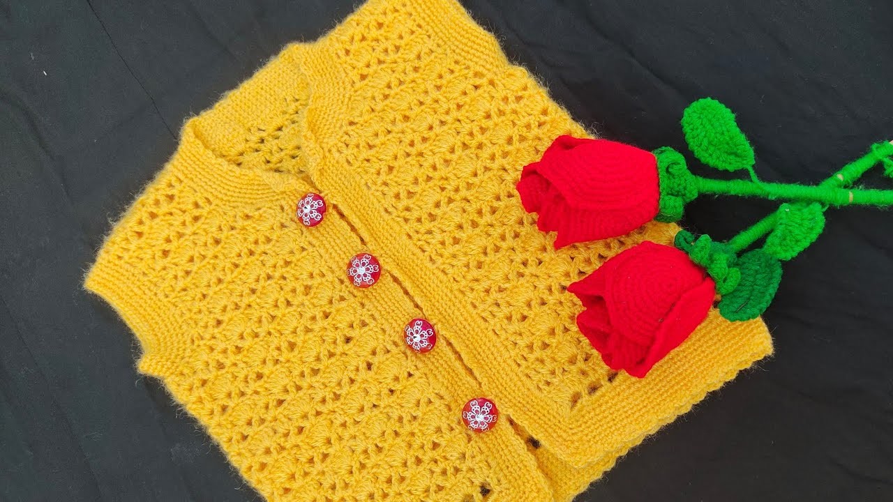 Crochet Sweater For Baby Girls