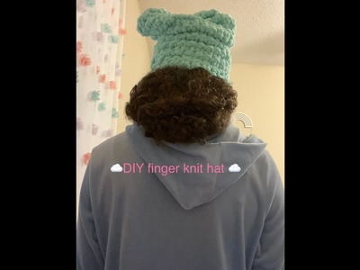 Cute loop yarn hat ????(quick and easy)
