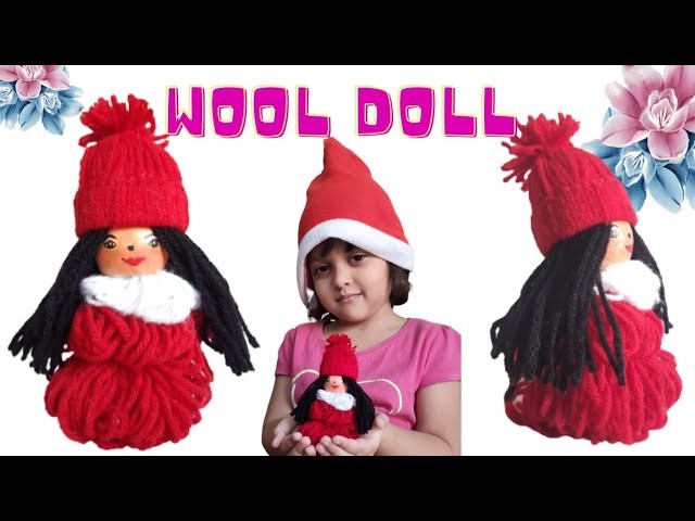 ????DIY Amazing Christmas Dolls❤Super easy craft ideas with wool????Beautiful doll #diydolls #toys #crafts