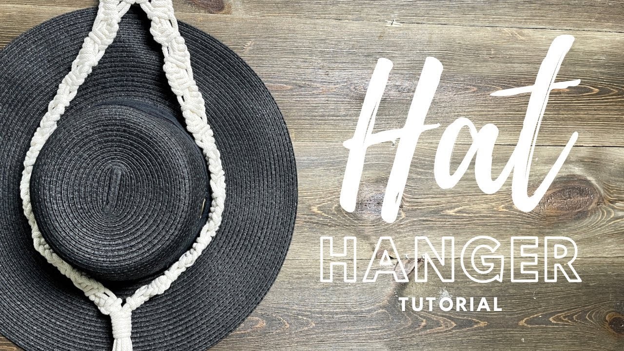 DIY Hat Hanger Tutorial | New Macrame Pattern