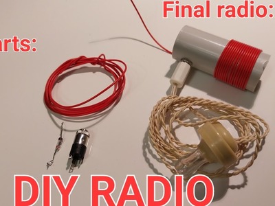 DIY homemade Radio #radio #shortwaveradio #prepper
