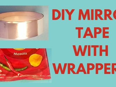 DIY MIRROR TAPE | Homemade Mirror Tape | How to make Mirror Tape at home @NZACrafts