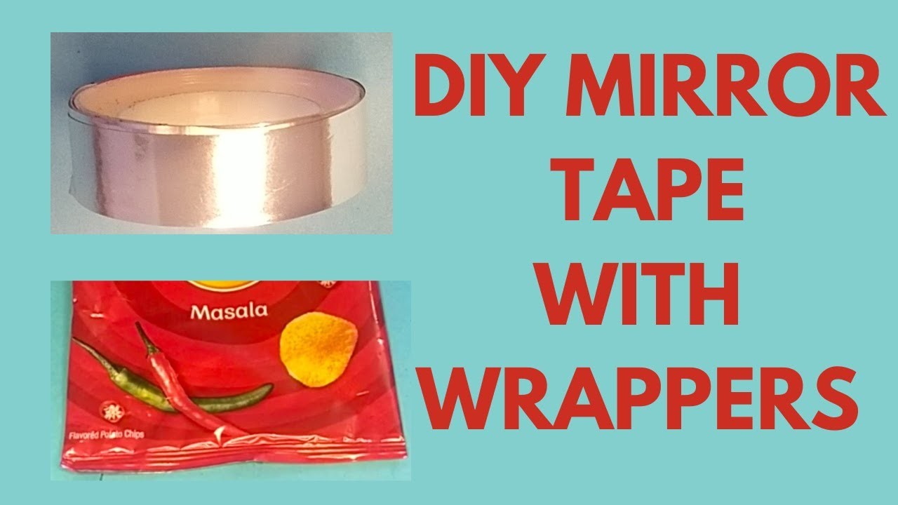 DIY MIRROR TAPE | Homemade Mirror Tape | How to make Mirror Tape at home @NZACrafts