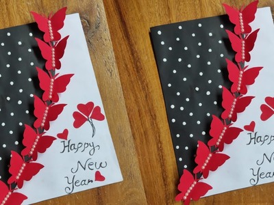 Easy And Beautiful New year Card Making Idea.Happy New year greeting card 2023.JoJo creation