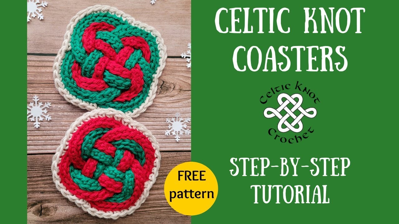 Easy Beginner Crochet Project - with a Celtic Knot!