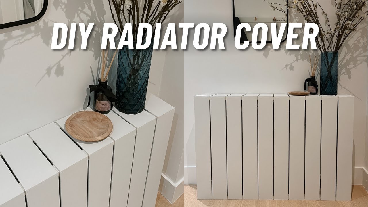 How To Build A Modern Slat DIY Radiator Cover