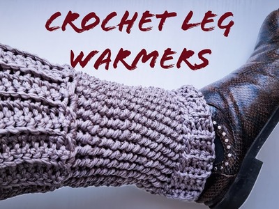 How to Crochet  Leg Warmers EASY AND UNIQUE  for Beginners #crochetlegwarmers