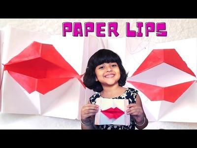 How to make a paper kissing lips | Origami Mouth | DIY Paper lips | Origami #toys  #kidsvideo