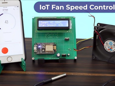IoT Temperature Based Automatic Fan Speed Control & Monitoring System using ESP8266 & Blynk 2.0