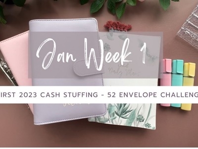 Jan Wk1 Cash stuffing | 52 Envelope Challenge | Saving Challenges #budgeting #cashstuffing #savings