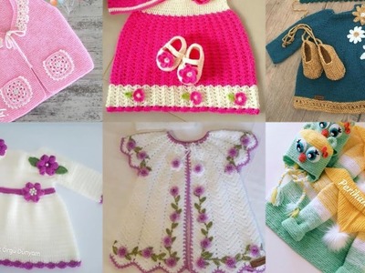 .Magnificent.????????Amazing knitted vest dress models for your new babies????????