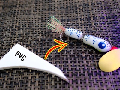 Making PVC swimbait-spinner \ diy fishing lure
