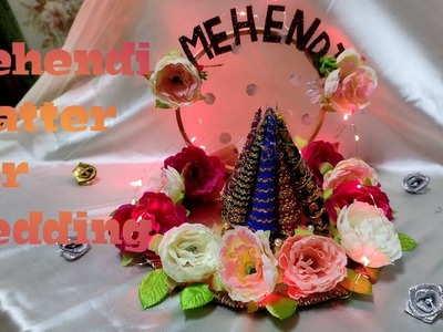 Mehendi Platter For Wedding???????????????? | Beautiful platter decoration | Diy designs????