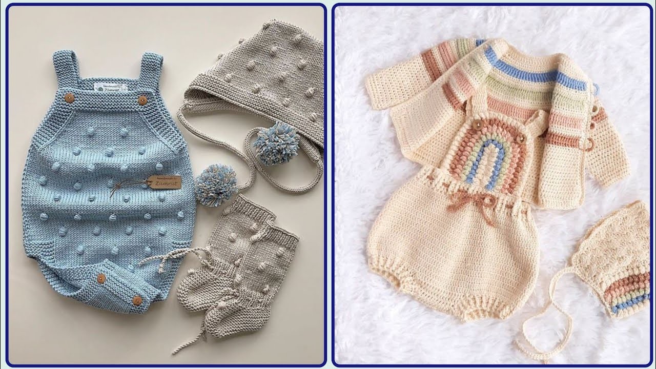 Ravishing & Stunning Crochet Handmade Baby Rompers Ideas _ Crochet Knitted Patterns