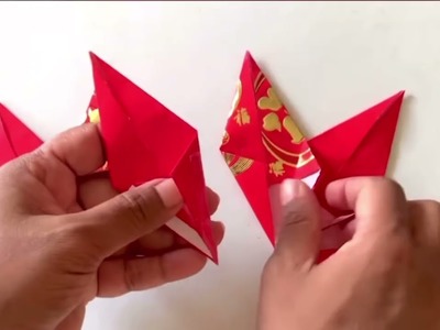 Red packet lantern | 5 Easy Star Lantern Ideas From Red Packet | CNY DIY