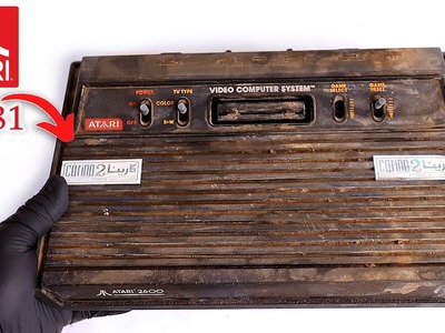 Restoration and repair an Atari 2600 - Retro Console Restoration - ASMR