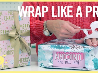 Tricks to WRAP THE PERFECT GIFT in less than 1 Minute!