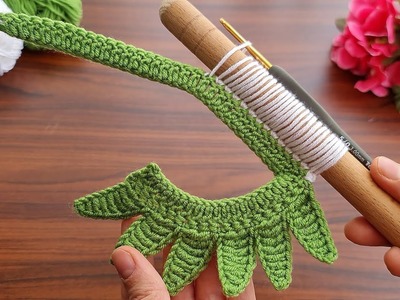 Wow !! Super easy, very useful crochet keychain ,flower,ornament ✔ sell and give as a gift.