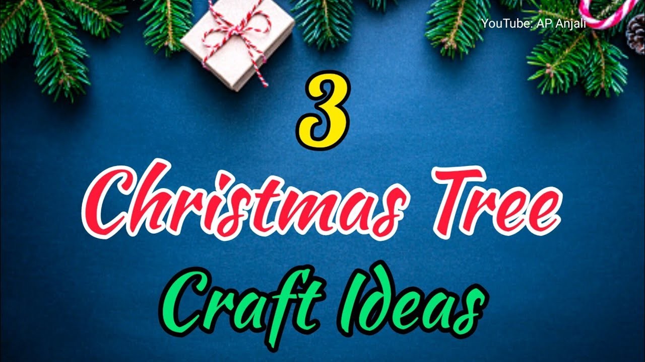 3 Amazing Christmas Tree Ideas. DIY christmas craft tree