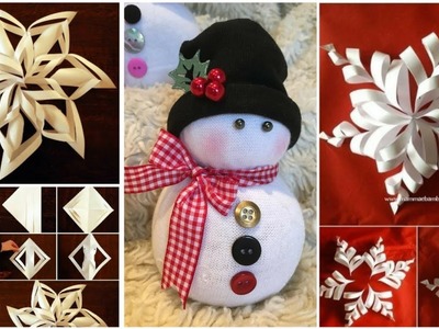 3 Paper Craft for school | christmas crafts | Christmas Decorations Ideas | Paper craft | Paper
