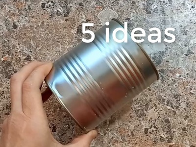 5 SUPER IDEAS for cans, you will be amazed by what I shoot!