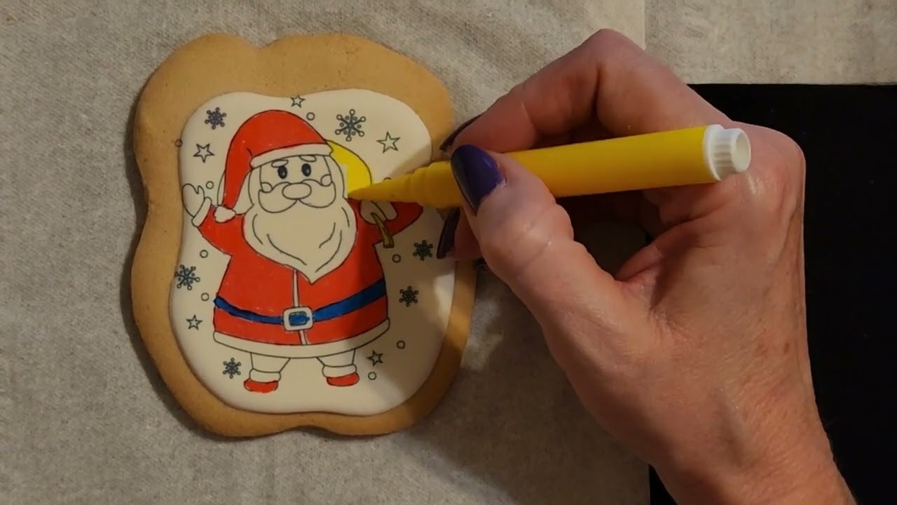 ASMR | Coloring Christmas Cookies 2022 (Whisper)