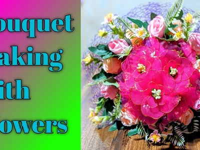 Bouquet Making with Flowers. SP craft gallery