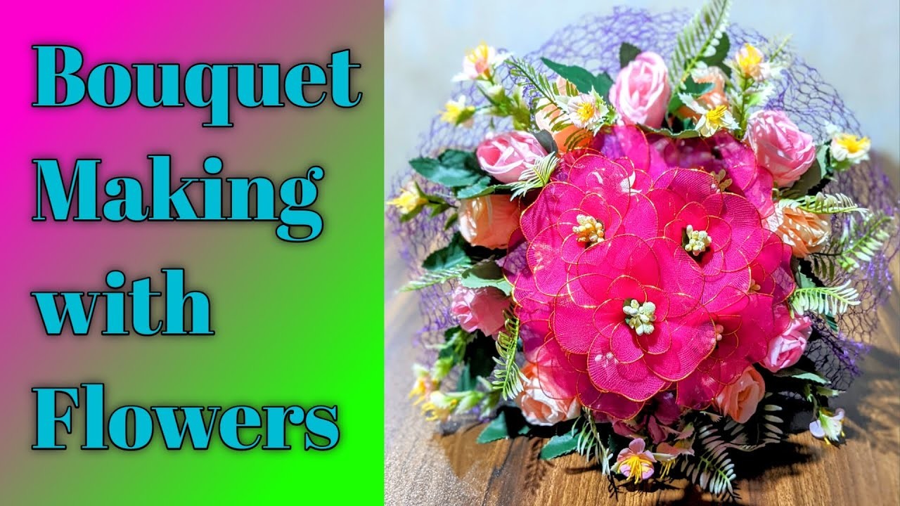 Bouquet Making with Flowers. SP craft gallery