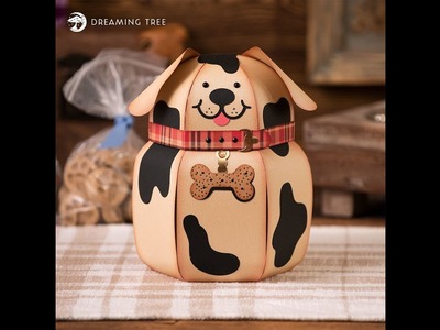 Bow Wow Cookie Jar Cricut Cut from Dreaming Tree