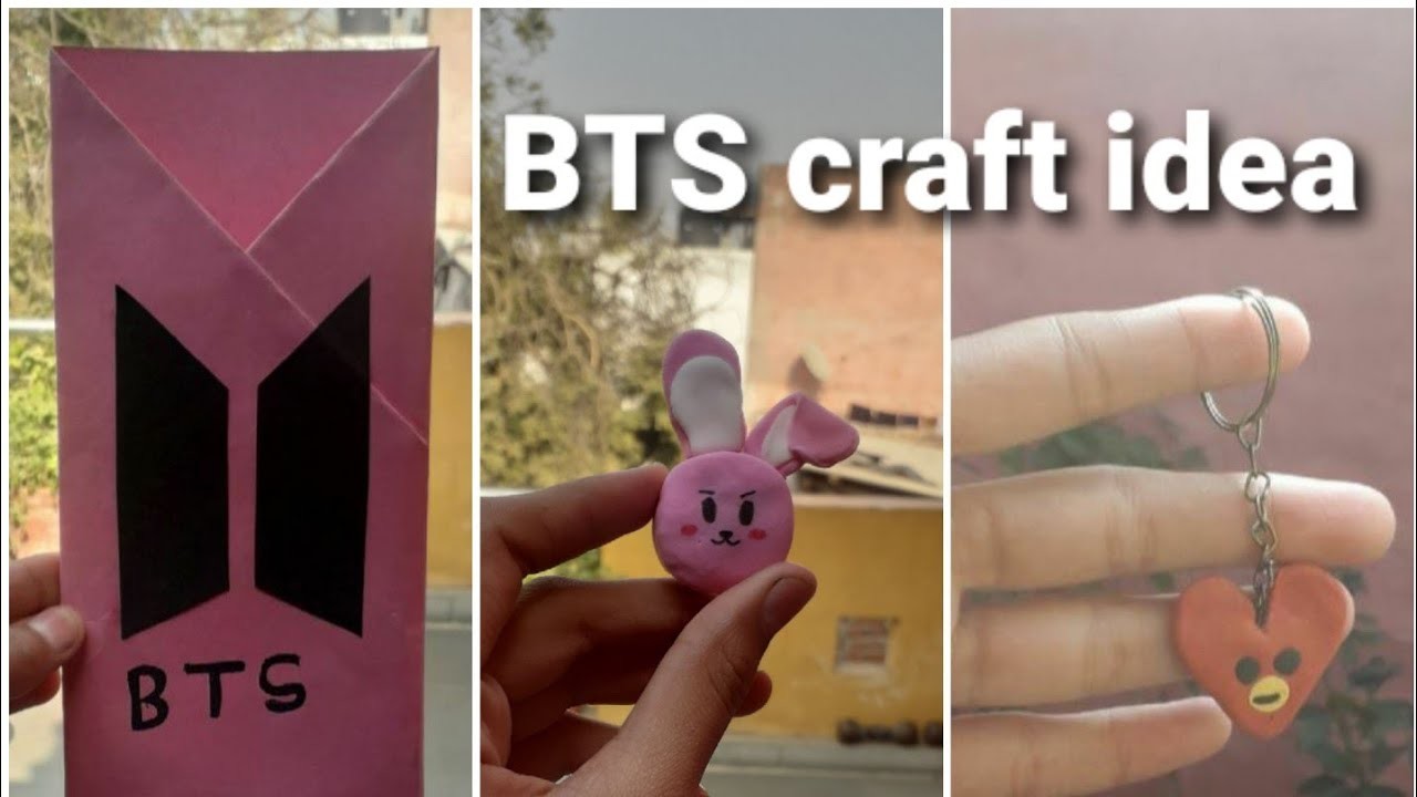 BTS craft idea | BTS diy | Part 1 | #diy #craft #bts #btscraft | Crafty Priyanshi