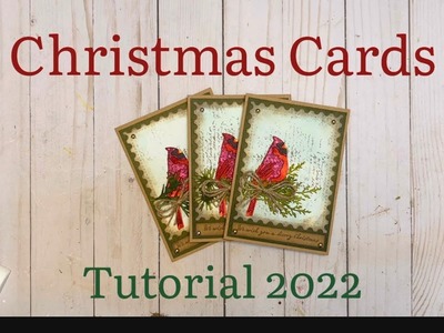 Christmas Card tutorial!