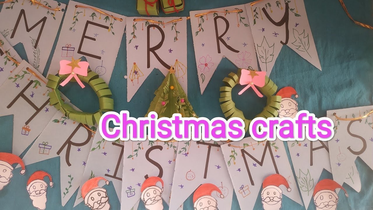 Christmas crafts|5 easy craft for Christmas decorations| Christmas crafts ideas@upsss creations