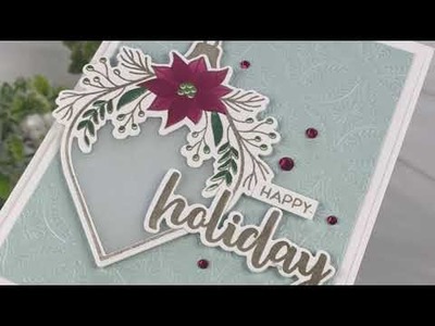 Christmas Floral Ornaments With Joy