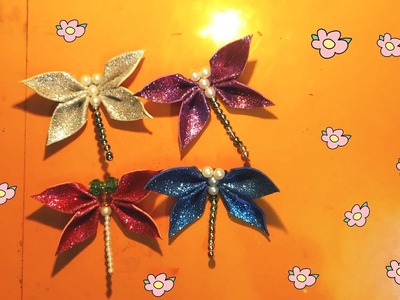 Craft with Shampa-- Glitter sheet Dragon Fly