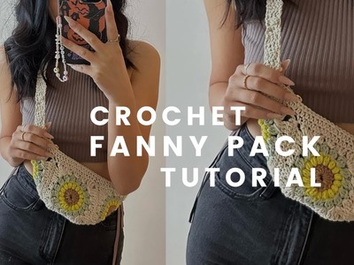 Crochet fanny pack tutorial