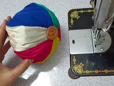 DIY Fabric Ball Pattern and Tutorial. Perfectly ROUND Ball or Sphere
