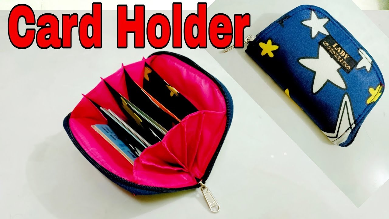 DIY: How To Make Card Case, Card Holder Tutorial By Anamika Mishra. .